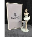 A boxed Lladro figure: For a Perfect Performance.