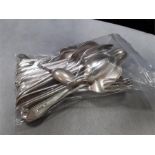 A bag of Silver cutlery.