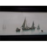 A pair of framed prints after Garmin Morris sailing boats