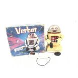 A vintage 1980's Tomy Verbot Robot with original box.