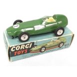 Corgi Toys 150 Vanwall Formula 1 Grand Prix Racing Car in green with RN '1'. Overall VG (light