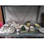 A collection of china to include a large amount of Masons china in the Recency and Strathmore