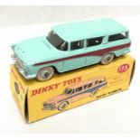 Dinky Toys 173 Nash Rambler in turquoise with dark red side flashes and pale grey hubs. G/VG in VG