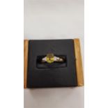 A new 9 carat gold ring size N.