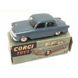 Corgi Toys 352 RAF Staff Car - Standard Vanguard. VG in F blue box with end flap unattached.