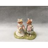 A Royal Doulton Brambly Hedge ‘The Bride and Groom’ Tableau.