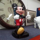 A telephone depicting Mickey Mouse.