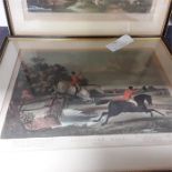 Two hunting prints.