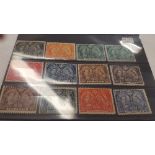 Canada. 1897. 12 mounted mint Jubilee stamps. CAT. £950+.