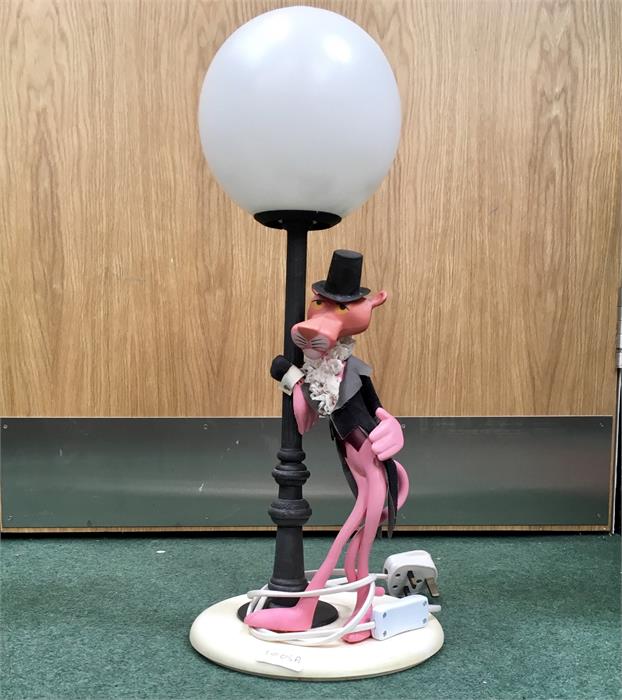 A Pink Panther lamp