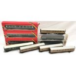 Selection of coaches: 3 x Hornby Southern R933 (one unboxed); Hornby Southern R934; 4 x Hornby