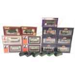 13 x Bachmann, Lima, Airfix and Dapol rolling stock, includes five Bachmann Branch Line Plank