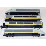 HORNBY 4 Car Eurostar Train ex Set 665 comprising Power and Dummy Cars and articulated centre