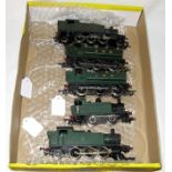 HORNBY and LIMA 5 x GWR Green Tank Engines - Hornby 2 x R041 Class 57XX 0-6-PT's - one missing