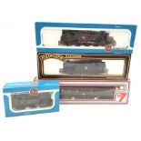 Four Lima/ Mainline/ Airfix locomotives: Mainline #37039 Class 6600 0-6-2T BR black livery,