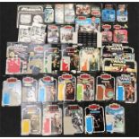 17 x Kenner Star Wars backing cards, includes Return of The Jedi and The Empire Strikes Back (