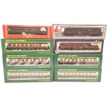 Five Replica Railways Collett Coaches: 4 x No.12053 60' Collett All 3rd BR Crimson/Cream; 1 x No.