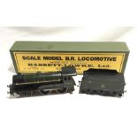 Bassett-Lowke 3313 BR Green C/W 4-4-0 'Prince Charles' # 62453. Scratch marks to Tender sides and