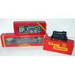 HORNBY and TRIANG R505 LMS Maroon Class 4P 2-6-4T # 2312 and R256 Black 0-4-0T # 256 (with