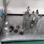 A quantity of glassware to include soda water dispenser, 1977 Jubilee Ale etc.