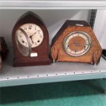 Two mantle clocks.