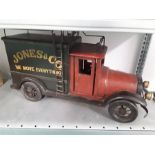 A small Jones & Co van model.