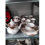 A quantity of Royal Albert Old Country Roses china.