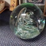 A glass ball paperweight (9).