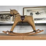 A rocking horse.