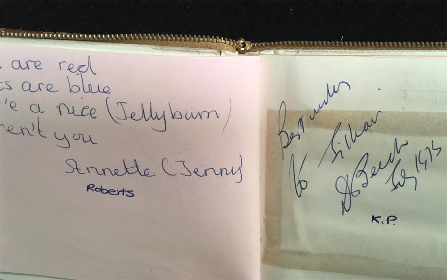 Autograph book - stars of Dad’s Army etc. - Image 3 of 3