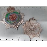 Two cast metal Elizabeth II Royal Corps of Transport signs.
