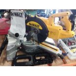 A Dewalt cross cut mitre saw DWS773.(36).