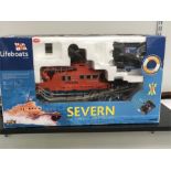 A radio controlled model of a lifeboat