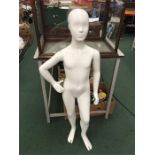 A child shop mannequin.