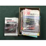 A collection of Volkswagen motoring magazines.