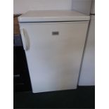 A Zanussi under counter fridge.