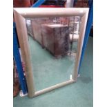 A large mirror.