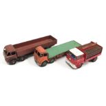 Three Dinky Toys models: 402 Bedford 'Coca Cola' Delivery Truck; 501 Foden Diesel 8 Wheel Wagon in