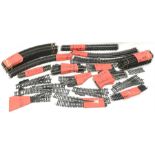 Quantity of Hornby and other track and points, includes: 5 x R612; 20 x R605; 6 x R601; 22 x R600; 3