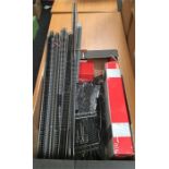 Quantity of Hornby and other OO gauge track, includes curves and points. Conditions vary, some