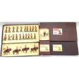 Three Yeomanry Miniatures soldier sets: Royal Scots Dragoon Guards Marching Band (20 figure set);