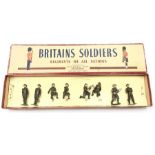 Britains No.1730 The Royal Artillery Team of Gunners, comprising: 4 x Kneeling Gunner; Standing