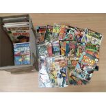 Quantity of Marvel, DC and other comics, includes Thor and Tarzan. Conditions vary, some duplicates.