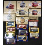 Seven Corgi Classics Guy Arab buses, together with a selection of Corgi and one Matchbox bus in