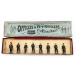 Britains No.207 Officers & Petty Officers of the Royal Navy Set, comprising: 2 x Admiral; 4 x