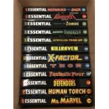12 x Marvel Comics Essential books, includes Ms. Marvel, Human Torch, Defenders, Fantastic Four