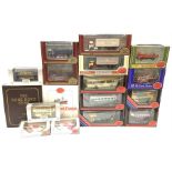 17 x EFE Exclusive First Editions 1/76 scale bus, car and commercial models, includes The Rank Hovis