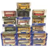 16 x Corgi bus models. Appear E-M in window boxes.