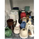 Poole Pottery collection of vases to include bone china and limited edition Zdenka Ralph pieces. (