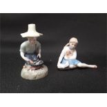 Two Royal Doulton china figures, 1961 HN2128 River Boy and 1961 HN2238 My Pet.